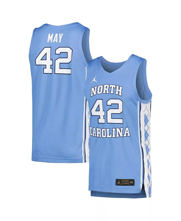 

Мужская баскетбольная реплика джерси #42 Carolina Blue North Carolina Tar Heels Jordan