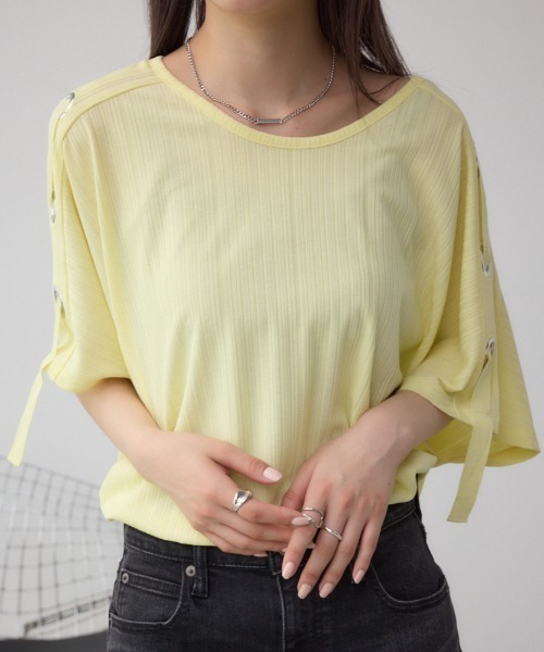 

Футболка, крой оверсайз, бренд AZUL BY MOUSSY, цвет светло-желтый