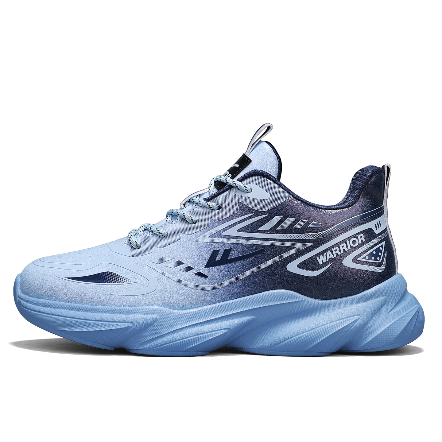 

WARRIOR Кроссовки Chunky мужские низкие White/Blue, Aqua/Black, Dark Blue/Light Blue