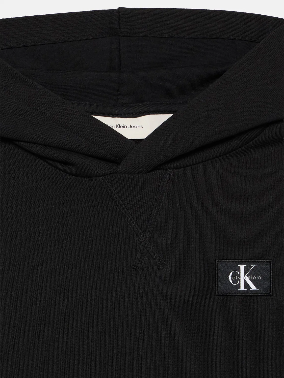 Джинсовая толстовка Calvin Klein Jeans черного цвета — фото 3