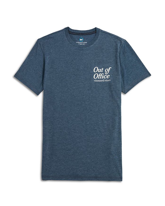

Футболка с коротким рукавом «Out of Office» Vineyard Vines, синий