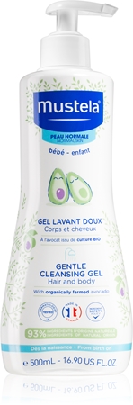 

Гель для мытья тела и волос для детей Mustela Bébé Bain, 500 ml