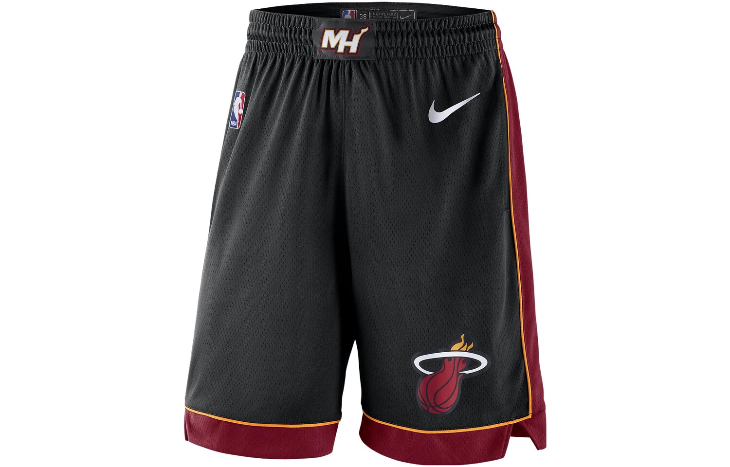 

Шорты NBA Miami Heat Icon Edition Nike, черный