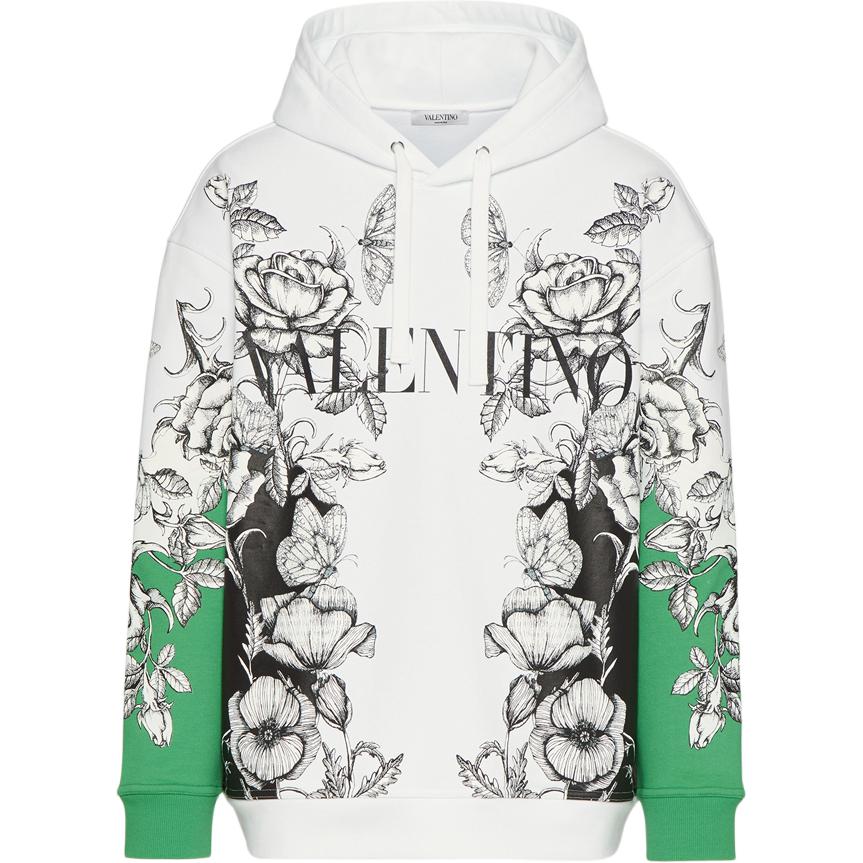 

Свитер мужской бело-зеленый Valentino