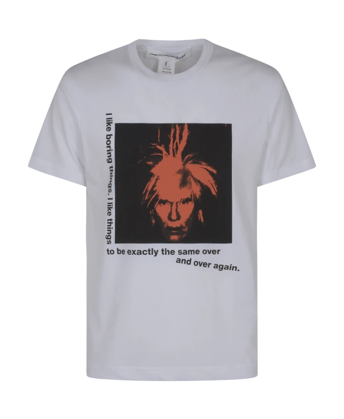 

Рубашка S x трикотажная футболка Forever Comme Des Garçons, белый