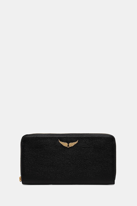 

Кожаный кошелек Zadig&Voltaire, черный