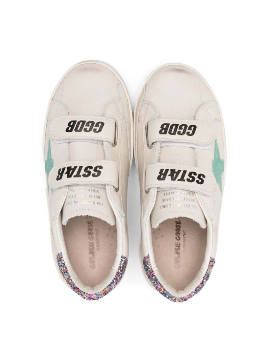 

Golden Goose Kids кроссовки Young Old School, нейтральный цвет