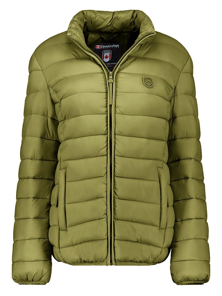 

Стеганая куртка Canadian Peak Steppjacke Akitaleak, зеленый