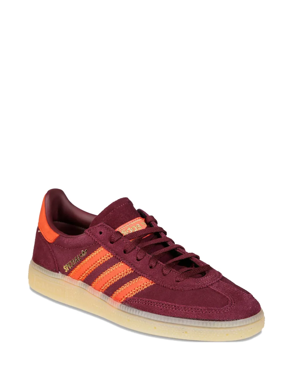 Кроссовки Handball Spezial с тремя полосками adidas, красный — фото 2