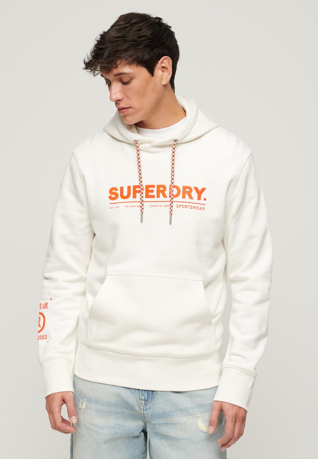 

Толстовка UTILITY LOGO Superdry, цвет new chalk white