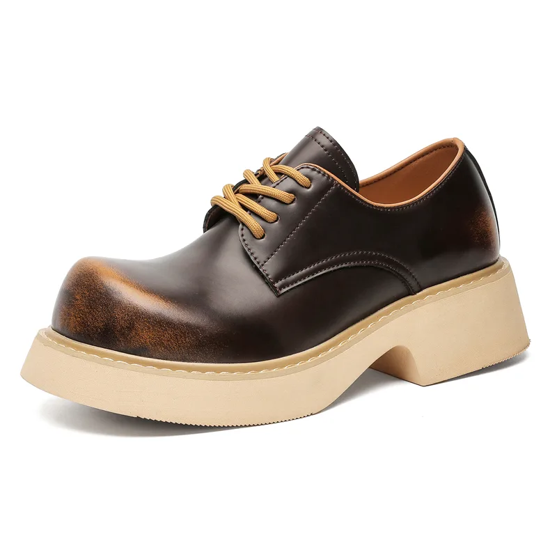 V ZERO FIVE Мужские повседневные туфли low top черный/коричневый/серебристый