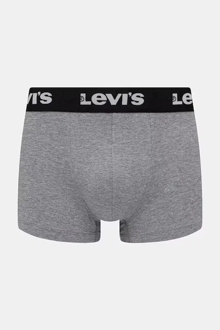 Боксеры из эластичного хлопка 2 шт Levi's, серый — фото 2