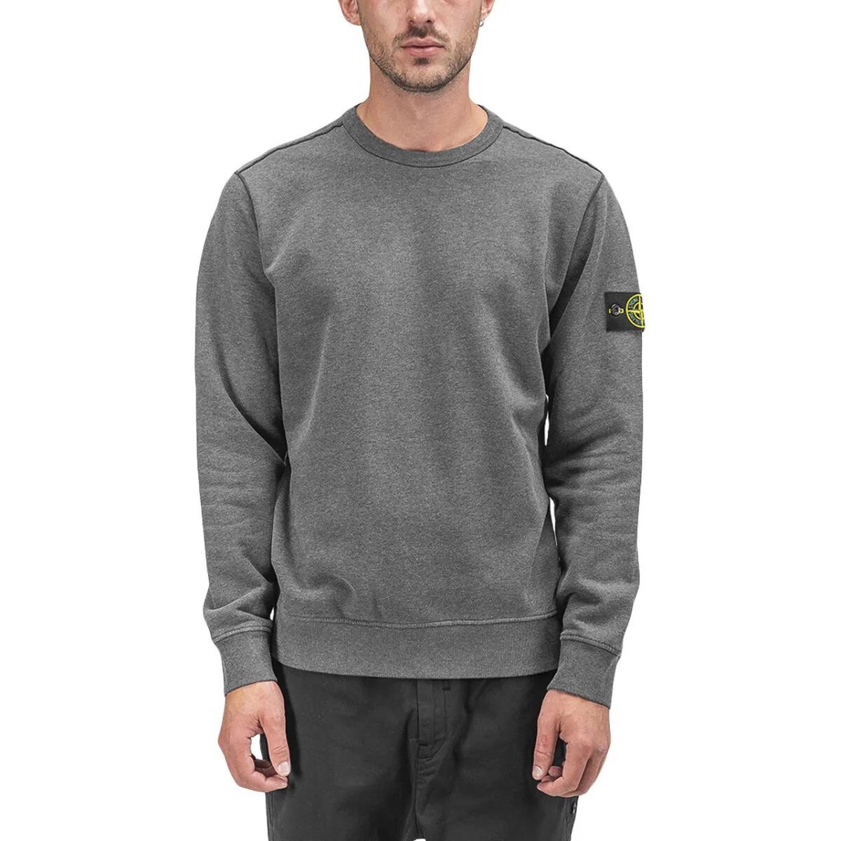 

Толстовка мужская угольно-серая Stone Island, серый