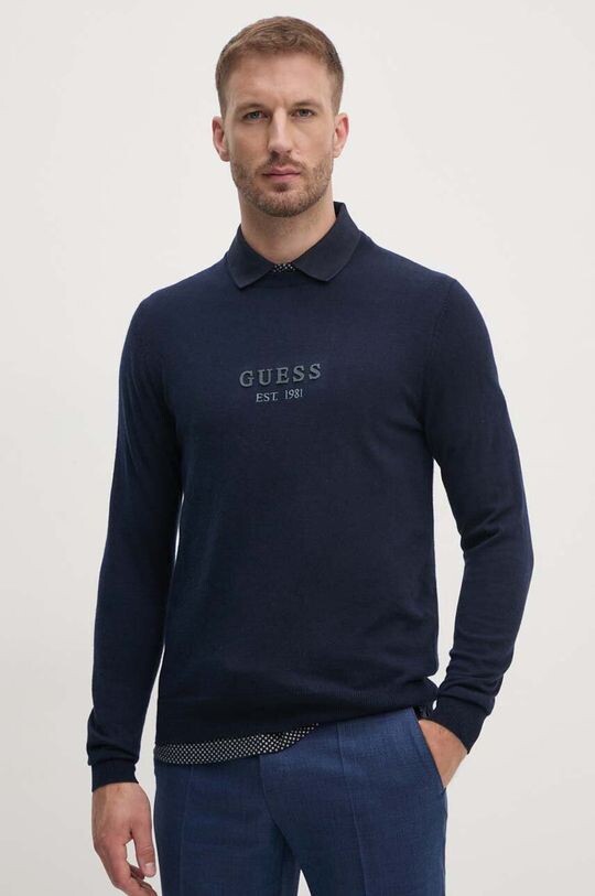 

DORAN свитер из смесовой шерсти Guess, темно-синий