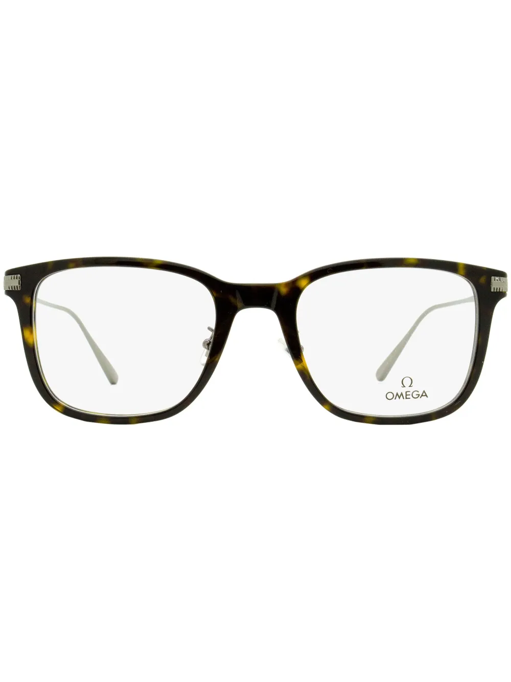 

Очки в квадратной оправе черепаховой расцветки OMEGA EYEWEAR, коричневый