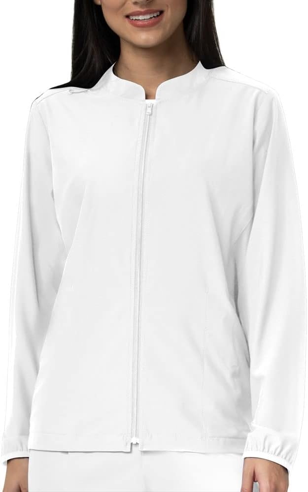 

Carhartt Scrubs C82106 Женская курка-бомбер Force Modern Fit на молнии, White