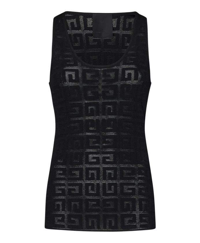 

Облегающая майка It с мотивом 4g. Givenchy, черный