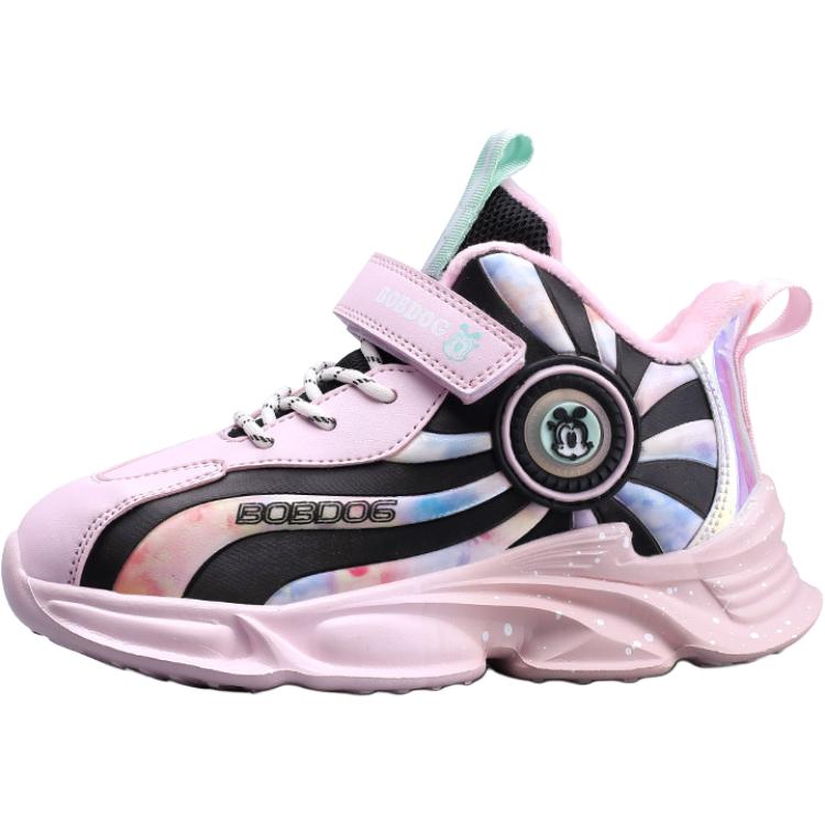 

Кроссовки для бега для детей, противоскользящие, с защитой от ударов, износостойкие, теплые BOBDOG, розовый