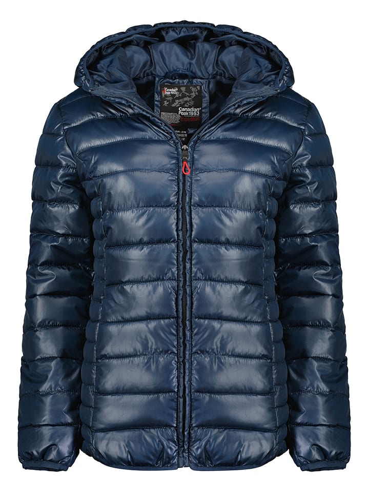 

Стеганая куртка Canadian Peak Steppjacke Colombiana Hood, темно-синий