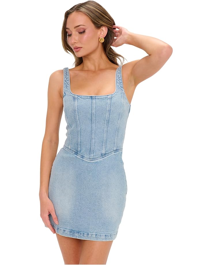 

Платье Show Me Your Mumu Corset Mini Dress, цвет Misty Morning
