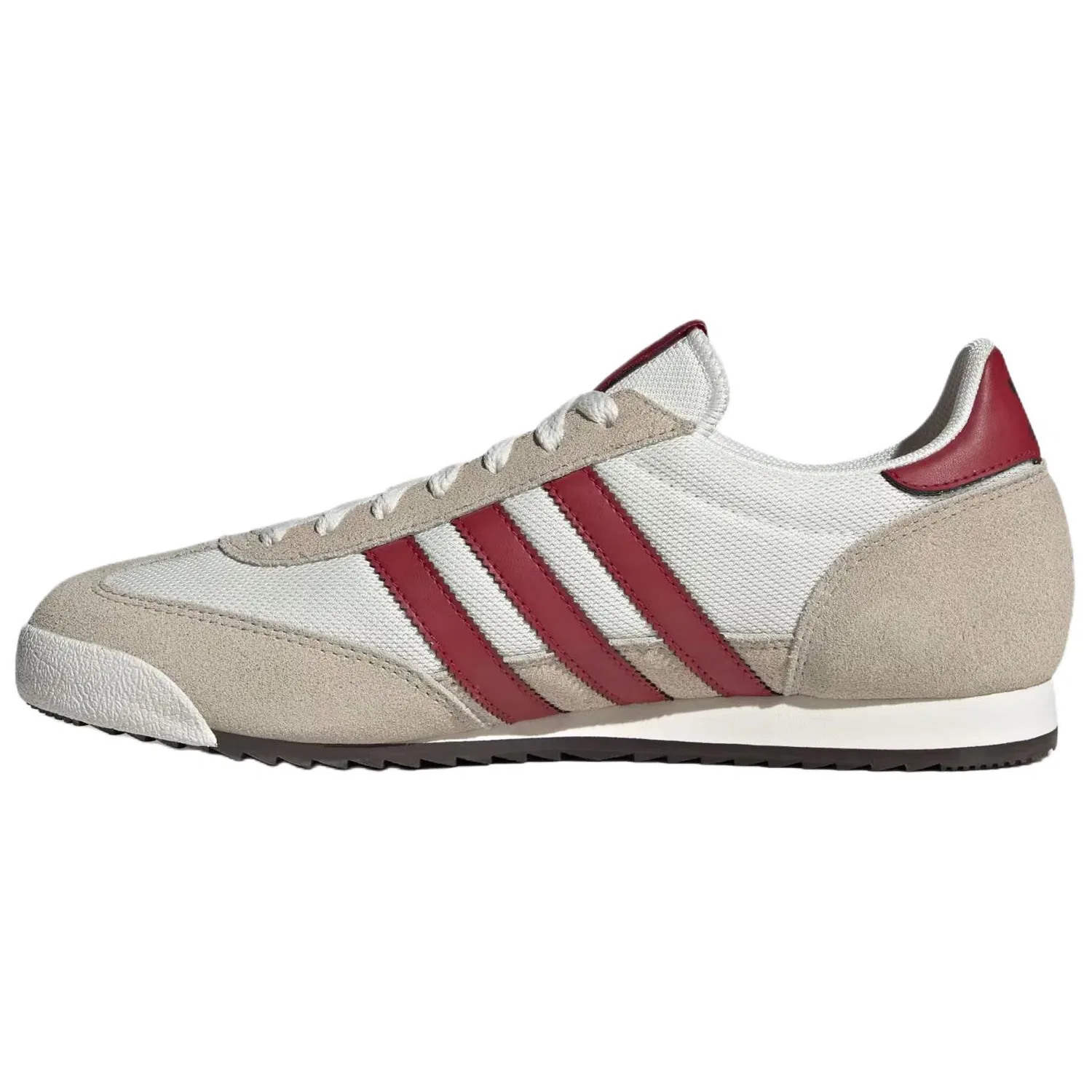 Кроссовки дышащие Adidas Originals White Beige Red — фото 3
