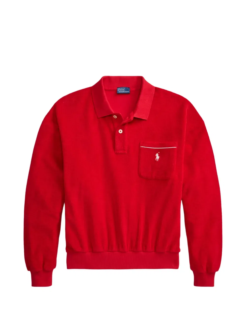 Рубашка-поло с длинными рукавами Polo Ralph Lauren, красный