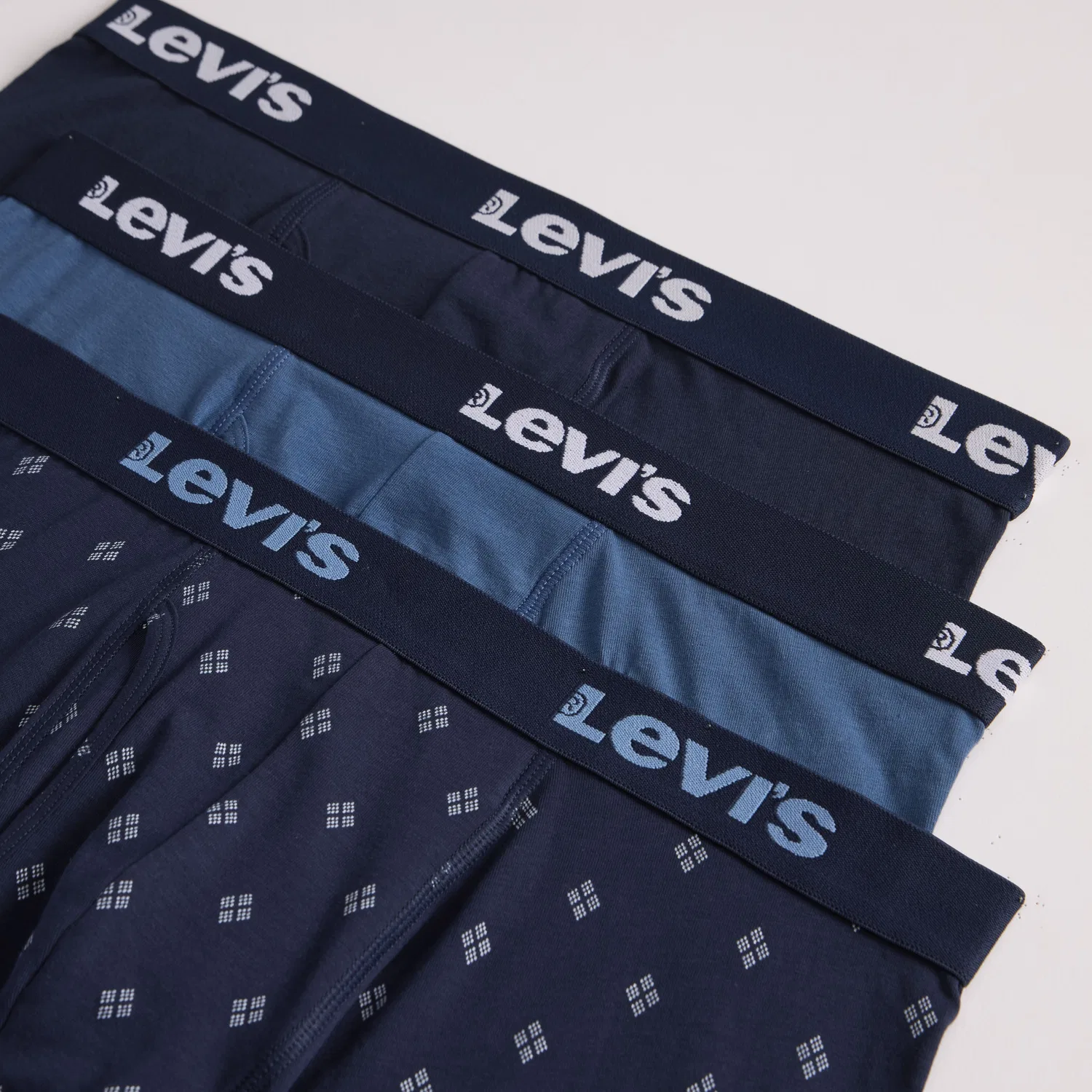 Боксерские трусы Geo (комплект из 3 штук) Levi's, Blue — фото 2