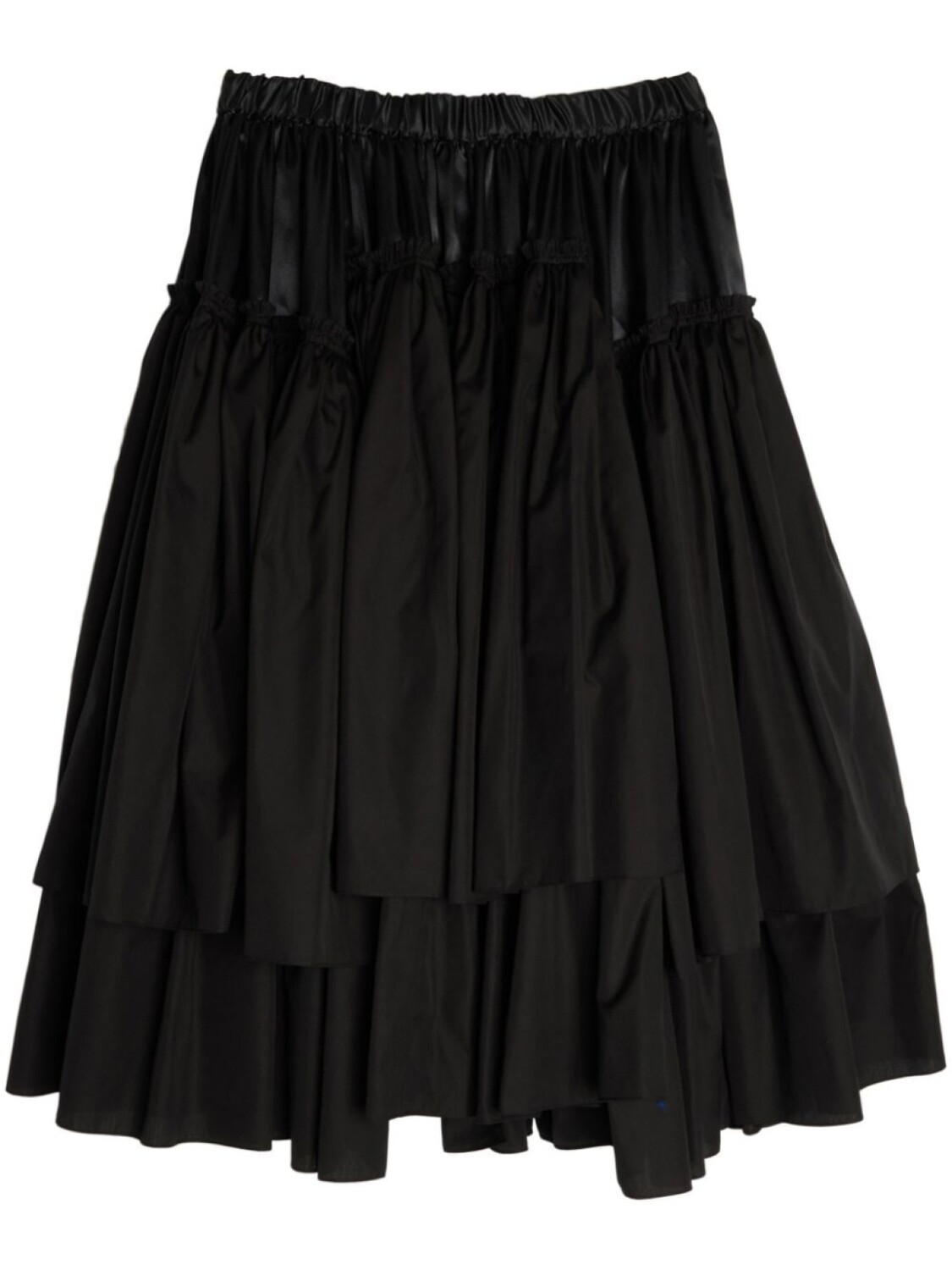 

Comme Des Garçons Юбка из хлопкового атласа с оборками Comme Des Garçons Comme Des Garçons Comme Des Garçons, черный
