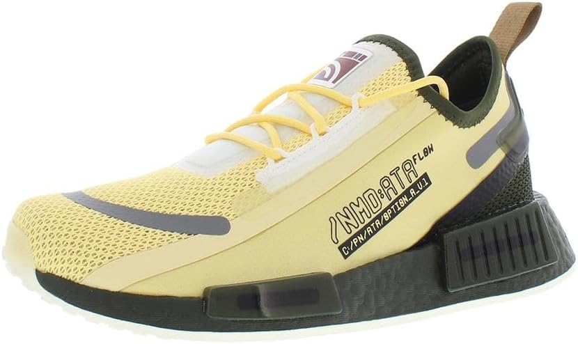 Кроссовки adidas NMDr1 для мужчин, зеленый/желтый — фото 4