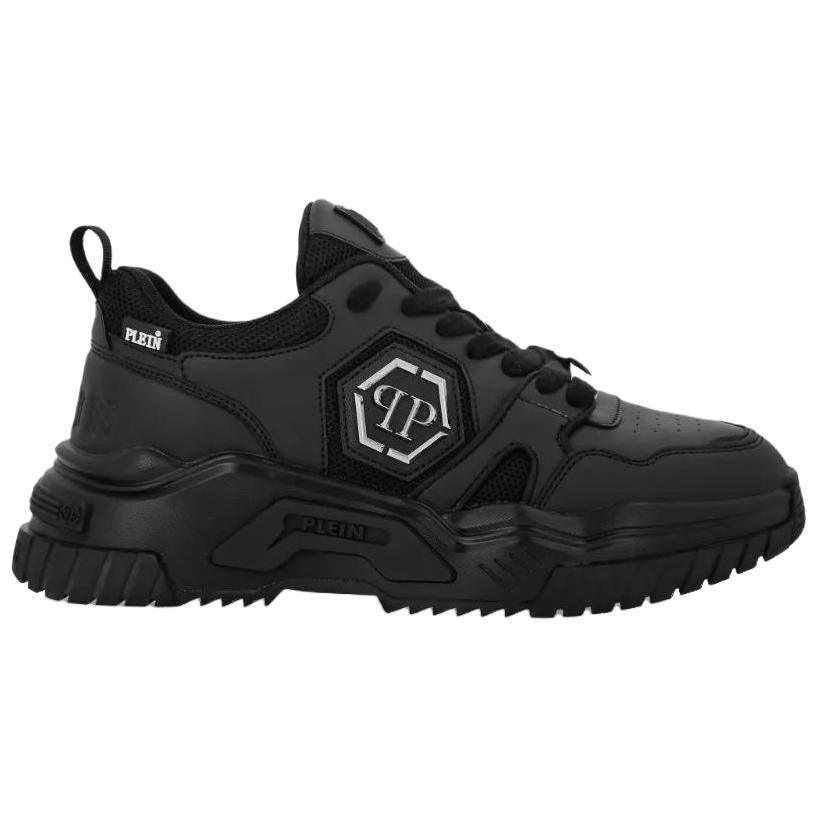 PHILIPP PLEIN Кроссовки Hexagon Predator PU Polyurethane низкие повседневные Unisex Black — фото 3