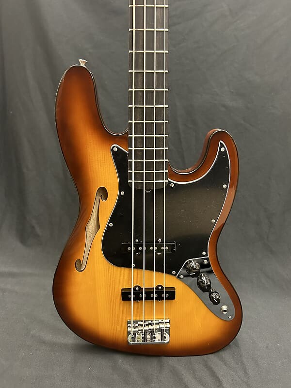 

Басс гитара Fender Suona Jazz Bass Thinline - Violin Burst