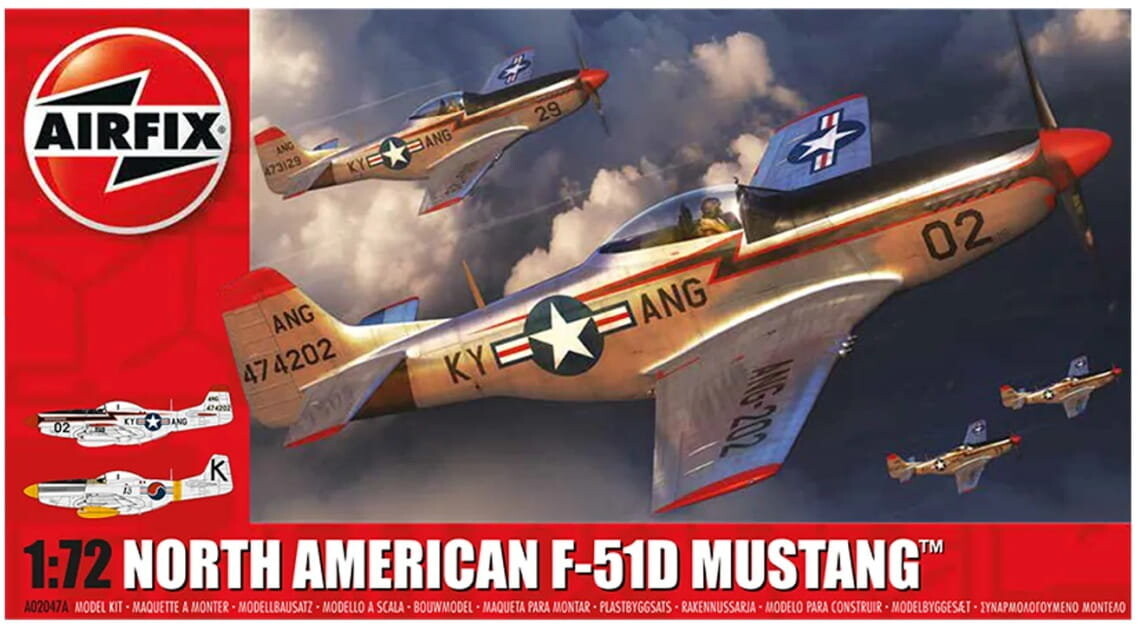 

F-51D Mustang (Северная Америка) 1:72 Airfix A02047A