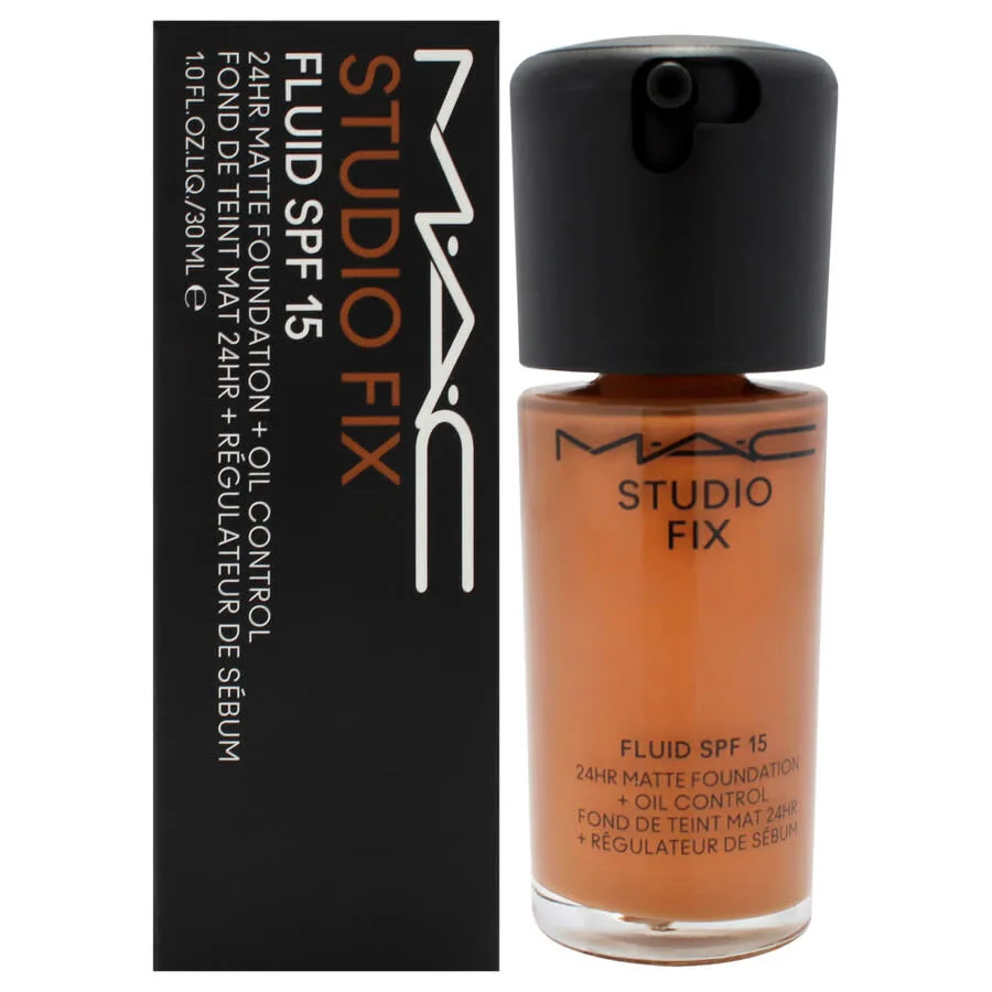 Тональный крем Mac Ladies Studio Fix Fluid SPF 15 24hr Matte Foundation Plus 1 Oz NW45 Medium Mahoghany With Rosy Undertones Makeup 773602643059