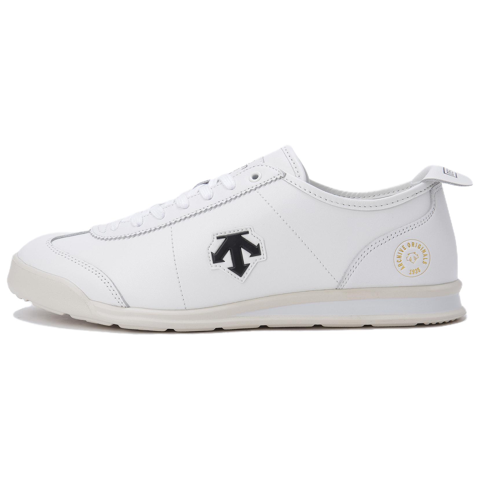 

Амортизирующие износостойкие низкие кроссовки unisex белый серый DESCENTE, белый серый