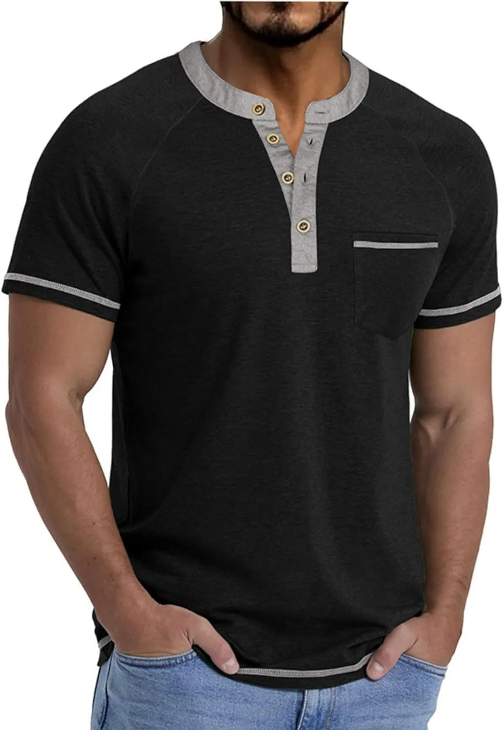 

Мужская поло с коротким рукавом и карманом ZWSPTO