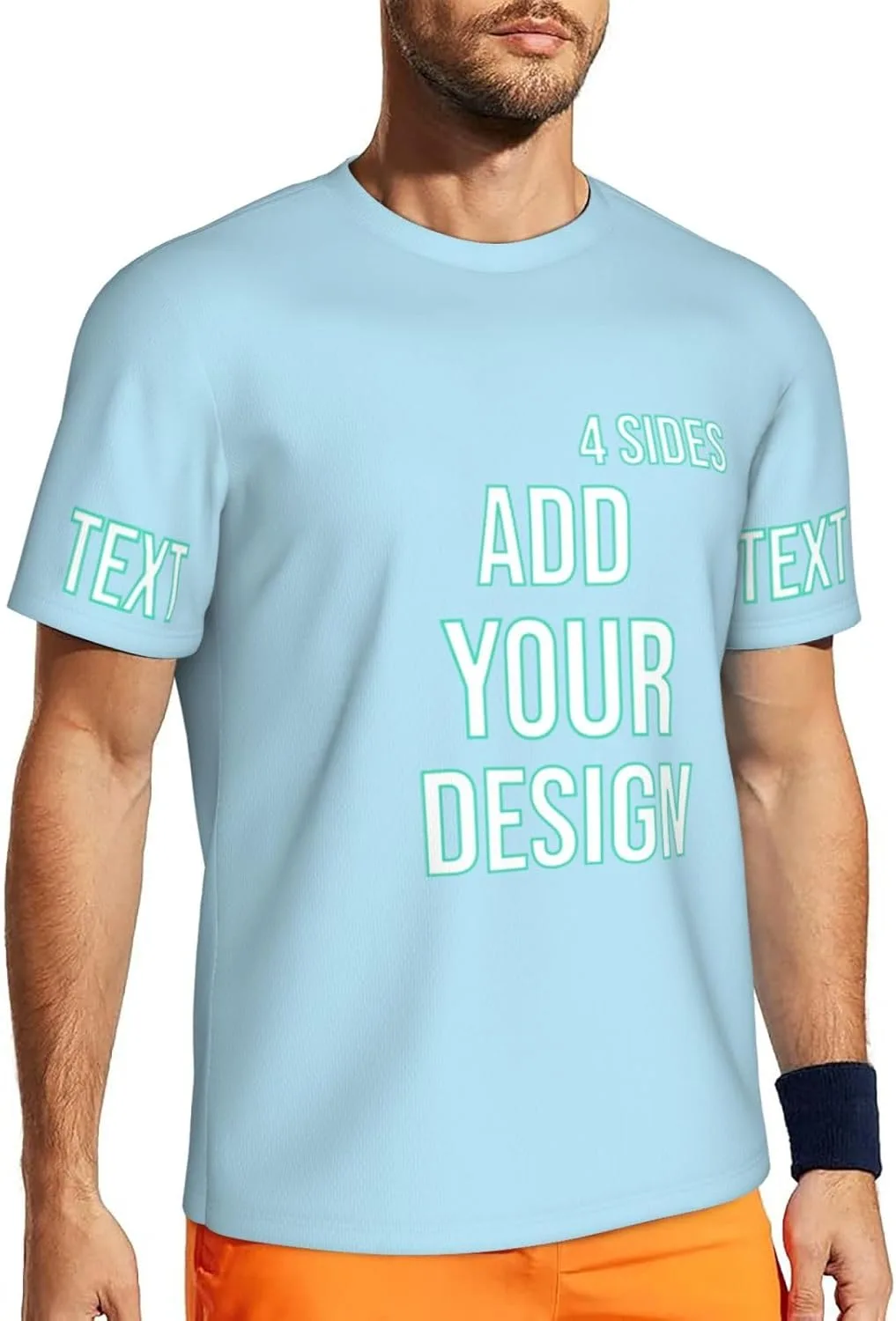 Футболка мужская Custom с принтом — фото 4