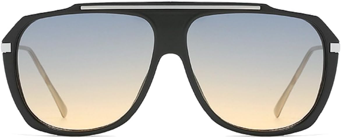 

Мужские солнцезащитные очки-пилот в стиле ретро, ​​модные женские солнцезащитные очки с градиентным переходом, роскошные очки UV400 для активного отдыха и вождения, квадратная форма, модель 3250 Melrose, Green Tea