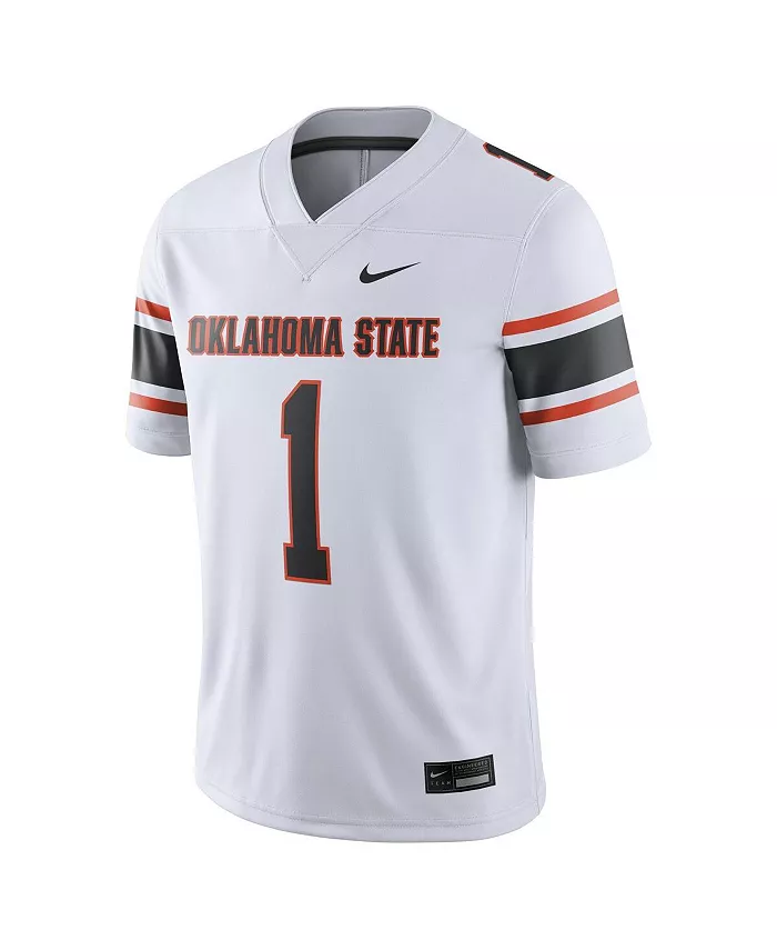 Мужская игровая футболка Oklahoma State Cowboys 1 Nike, оранжевый — фото 4