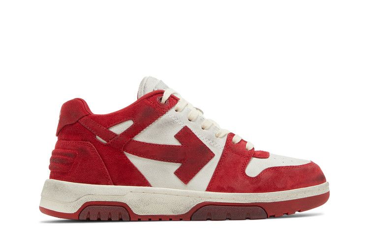 Кроссовки Off-White Off-White Out of Office 'Light Red', красный — фото 2