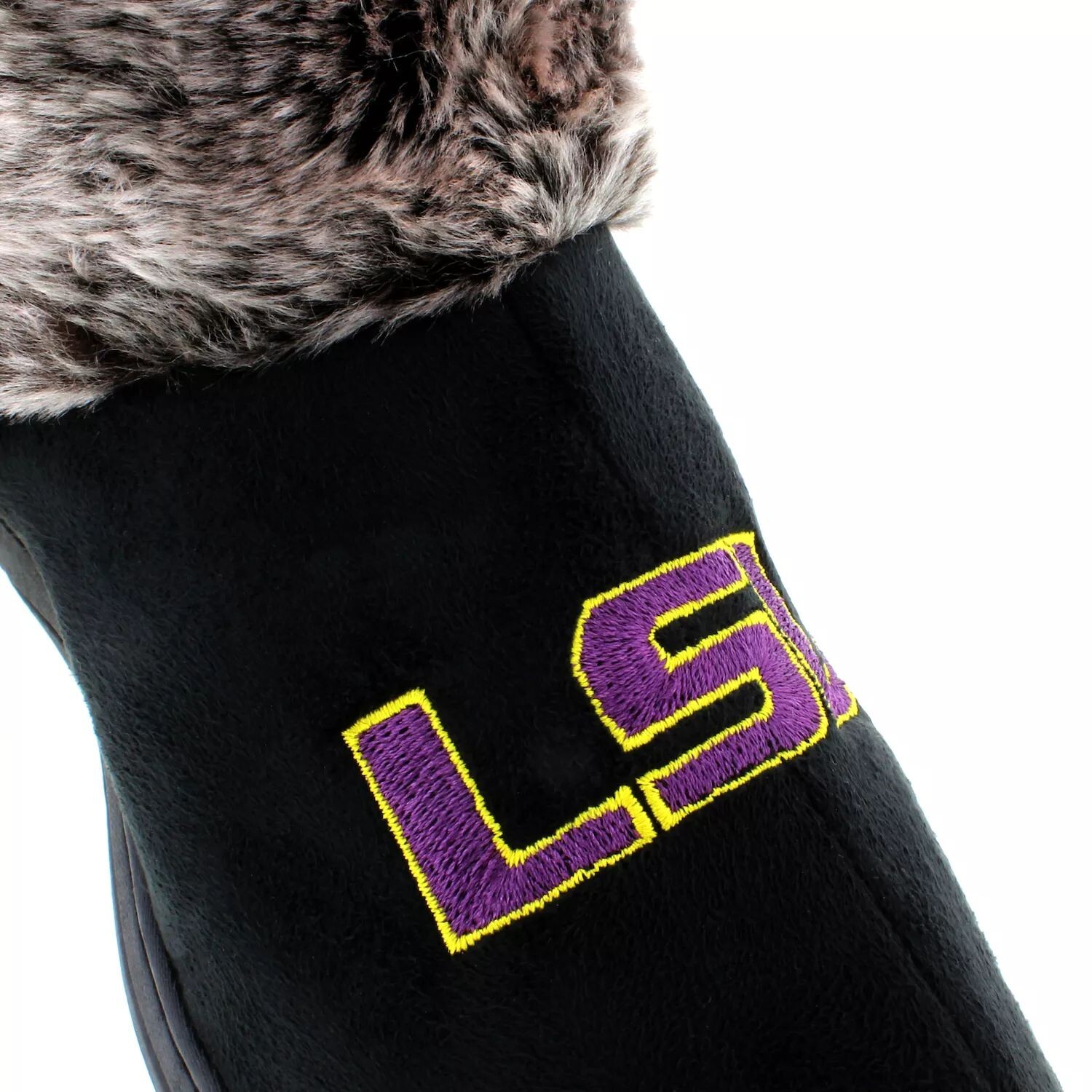 Женские тапочки LSU Tigers из искусственного меха — фото 4