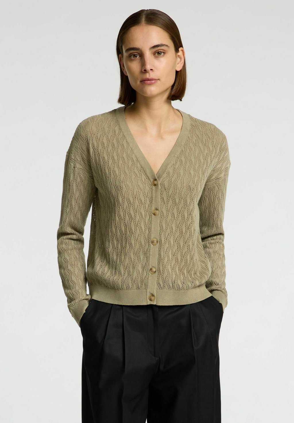 

Кардиган STRUKTUR Selected Femme, светло-зеленый