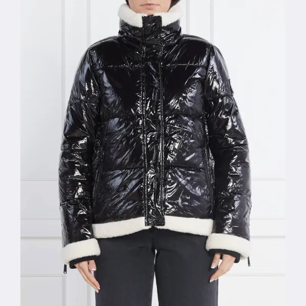 

Куртка классического кроя с подтяжками Dkny, черный