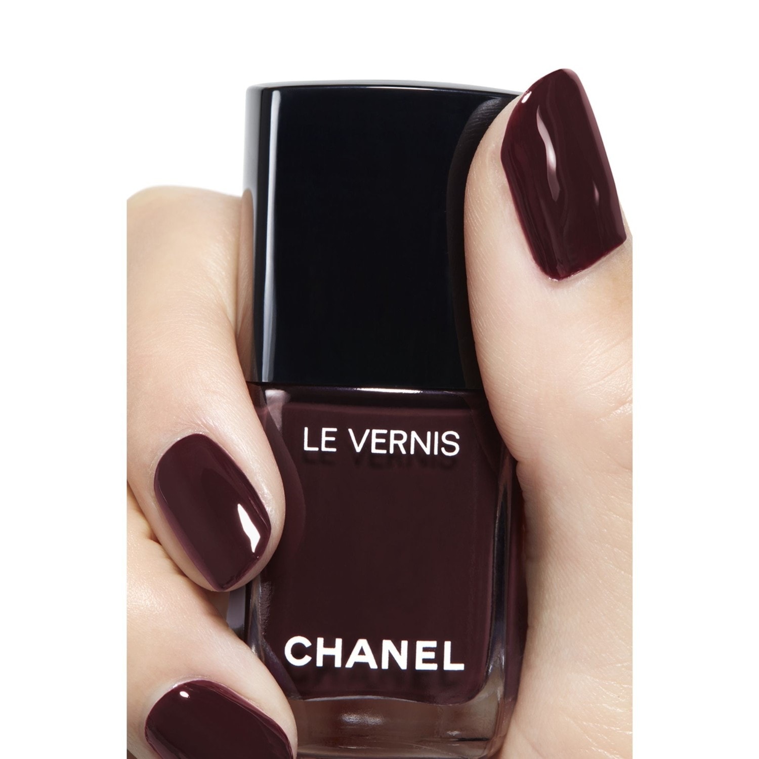 Лак для ногтей Le vernis nail polish Chanel, nr. 155 rouge noir, 13 мл — фото 4