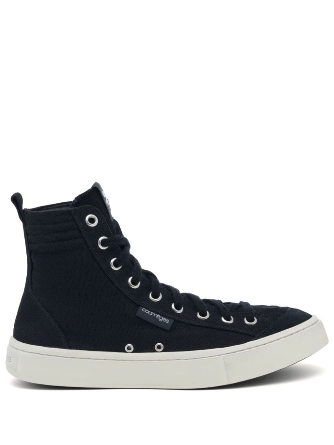 Высокие кеды Canvas 01 Courrèges, черный