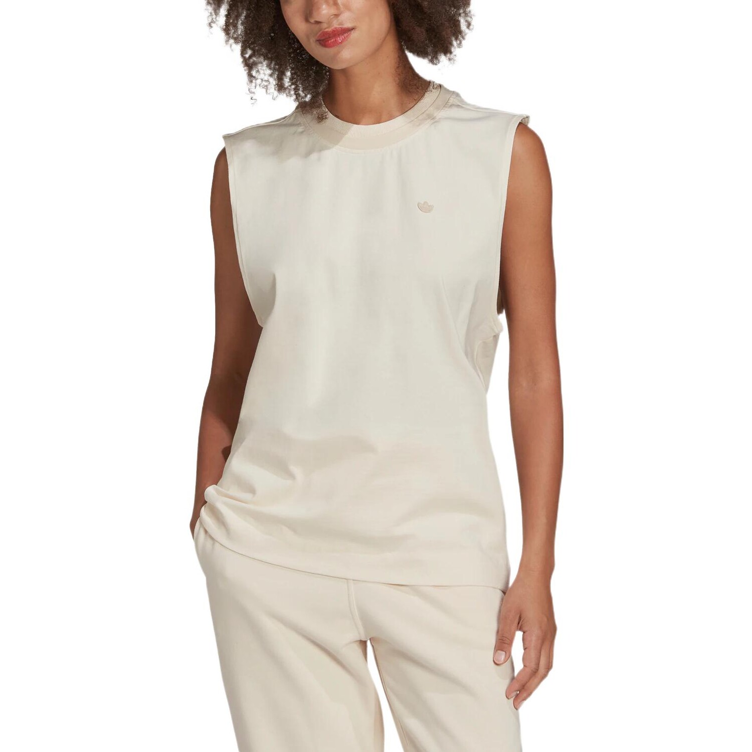 Adicolor Camisole Женская Off White Adidas Originals — фото 2