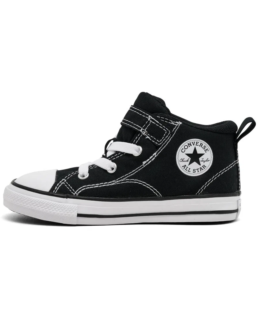 Детские кроссовки Chuck Taylor All Star Malden Street Casual от Finish Line Converse, белый/черный — фото 3