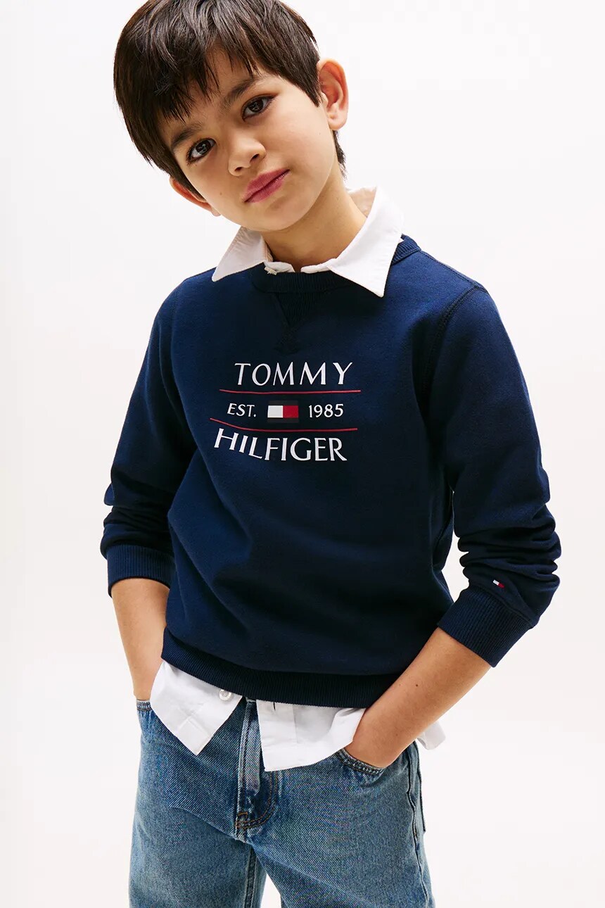

Детская толстовка Tommy Hilfiger, темно-синий
