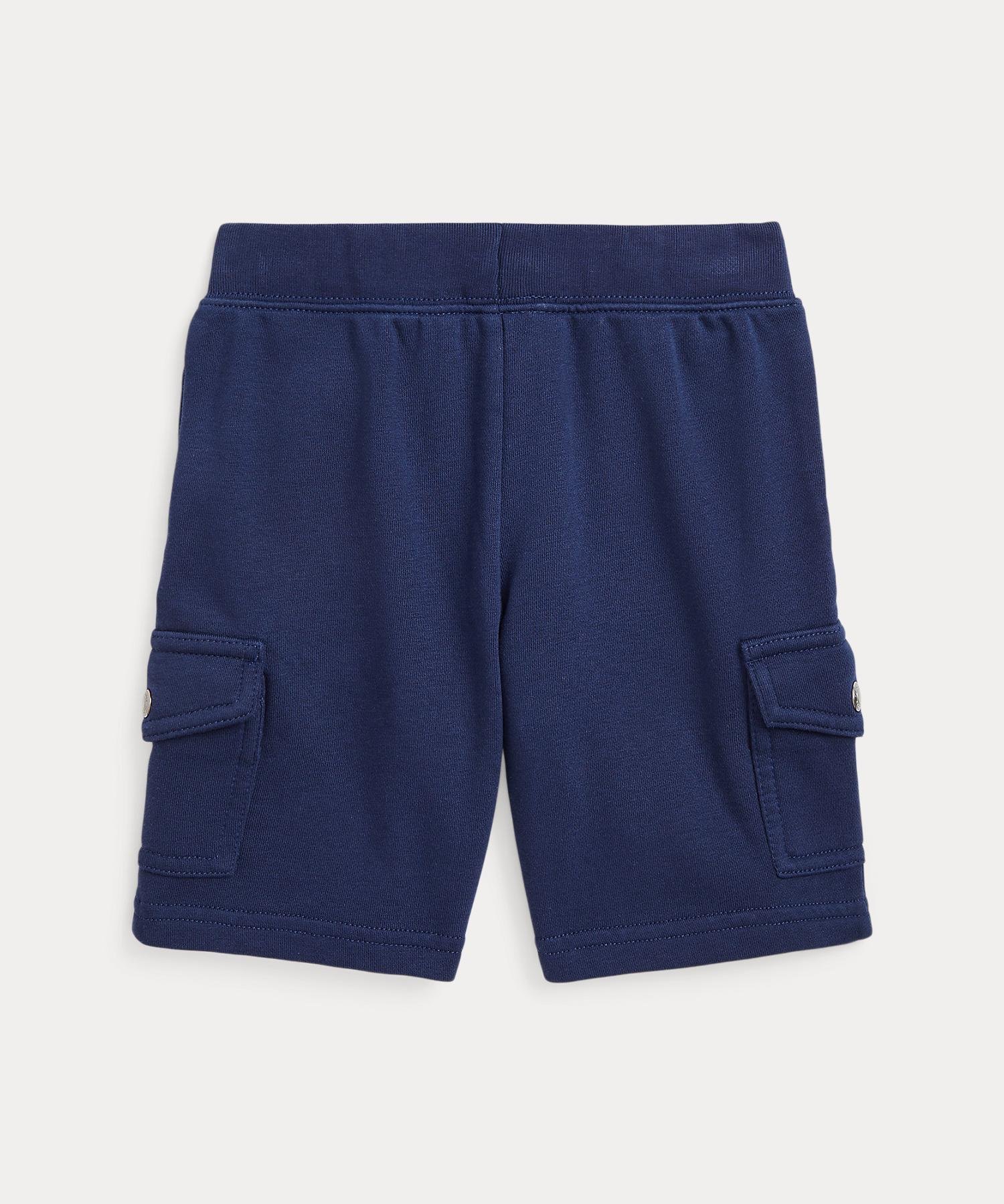 (Для мальчиков 2-7 лет) Шорты-карго из французского махрового трикотажа Polo Ralph Lauren, 410 Navy — фото 2