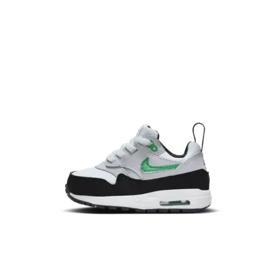

Кроссовки Nike Air Max 1 EasyOn, цвет White/Pure Platinum/Black/Stadium Green