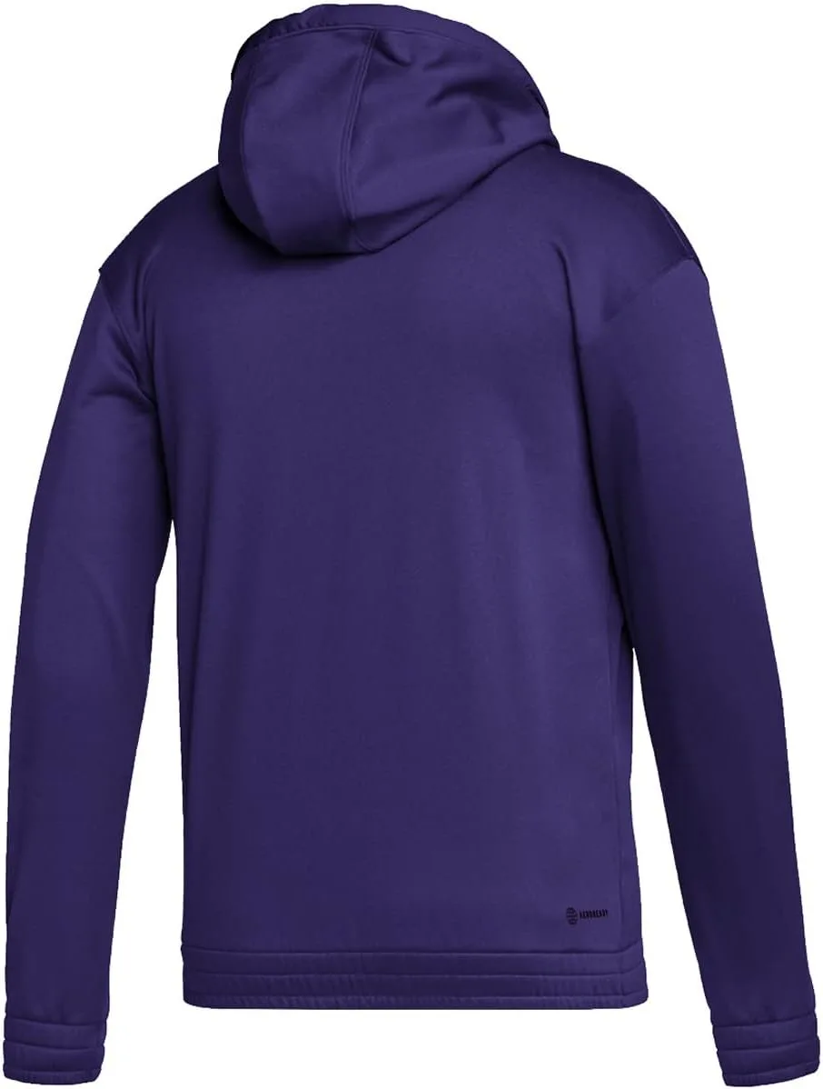 Толстовка Adidas Team Issue с молнией фиолетовая XL — фото 2